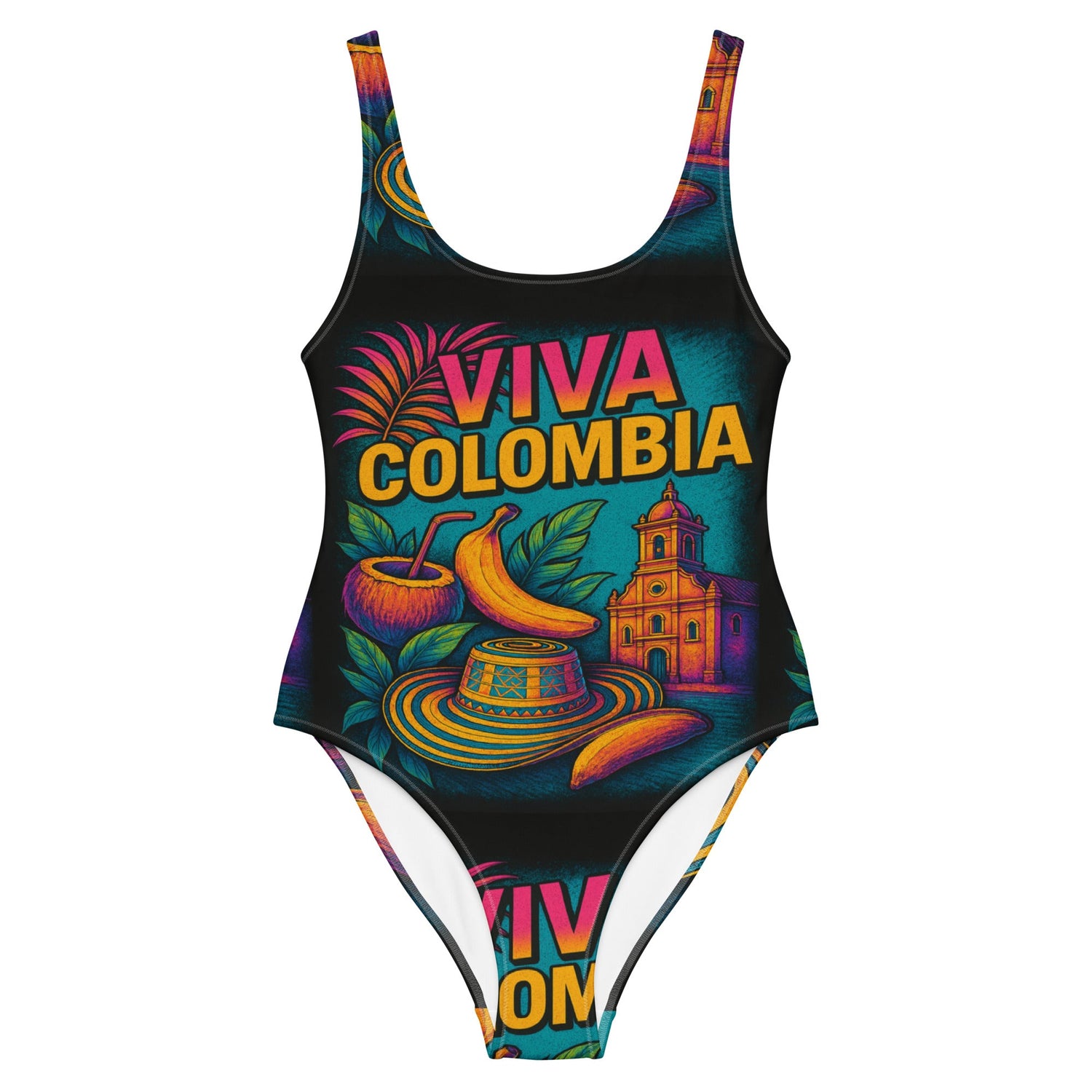 Bodies y Vestidos de Baño Tropicales